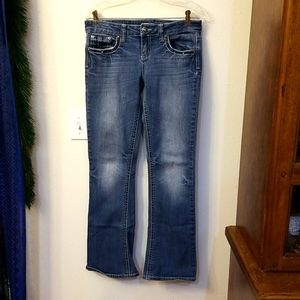 Soundgirl Jean's w/Bling sz 9
